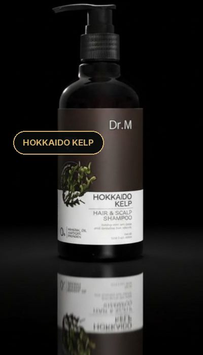 Dr. M Hokkaido Kelp Hair and Scalp Shampoo bottle